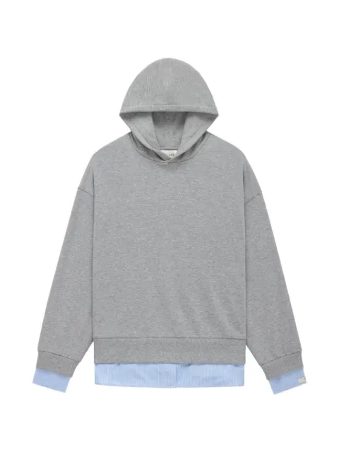 WE-AR4 layered hoodie Grey RHO0092063