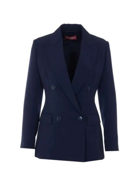 Max Mara double-breasted blazer Blue 6041066106600