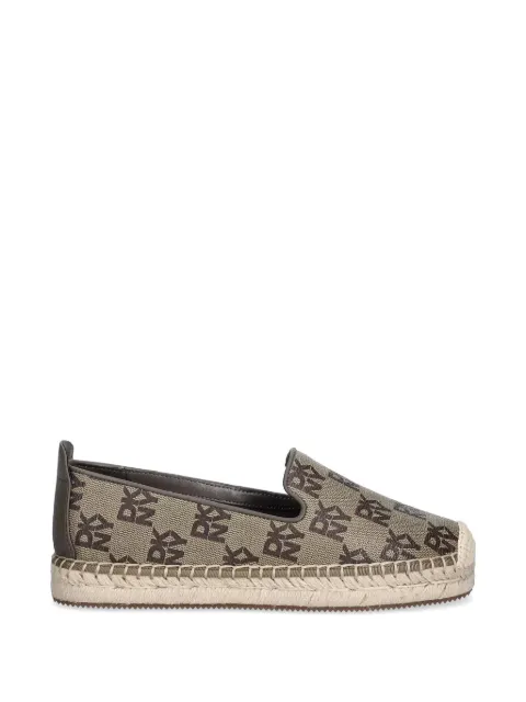 DKNY Mallandra monogram espadrilles Brown K1611686