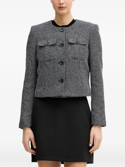 DKNY buttoned-pocket jacket Blue UK5JV347