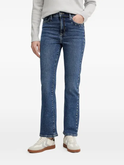 DKNY studded-detail jeans Blue DJ6G4216