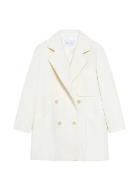 Max Mara Starna double-breasted coat White 21086012