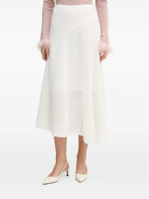 DKNY A-line midi skirt White P5JGTDPK