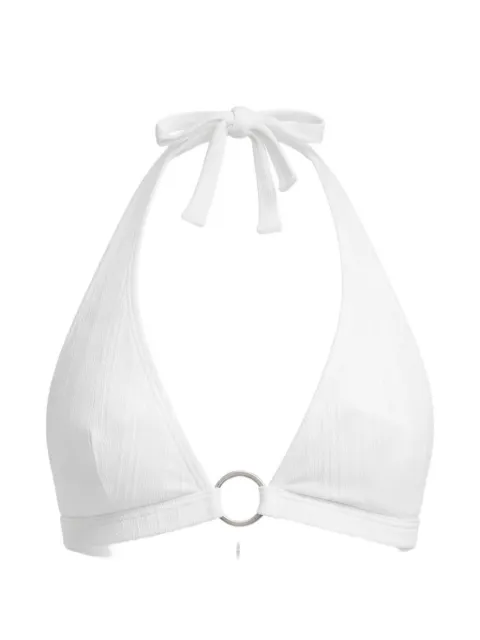 Michael Michael Kors ring-detailing bikini top White MM62201