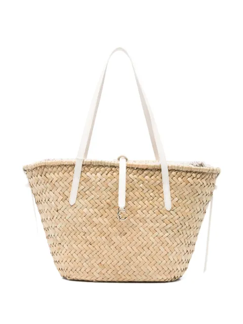 Coccinelle woven drawstring shoulder bag Neutrals E1UV0110101