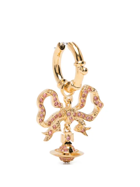 Vivienne Westwood Florindella bow earrings Gold 6202017O02R999
