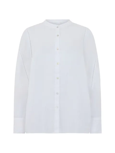 120% Lino band-collar shirt White 33ALIW1PKM0000115000