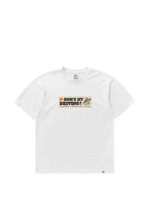Nike ACG OC Canoe Sticker graphic-print T-shirt White HV1294