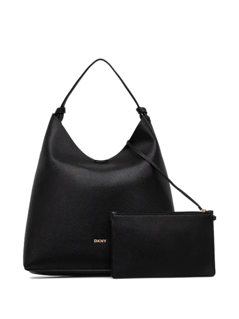 DKNY logo-plaque tote bag Black R54CAO07