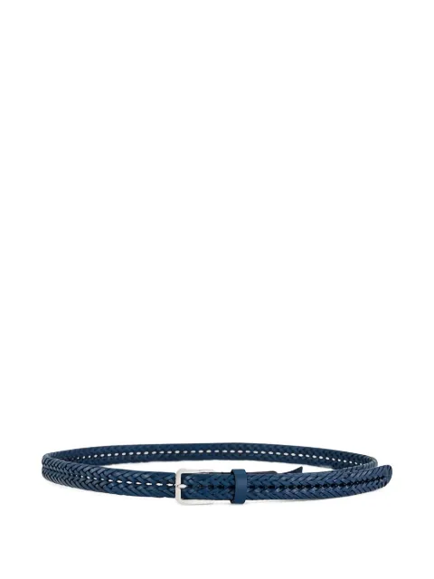 TOM FORD braided leather belt Blue TB332ICL122Y