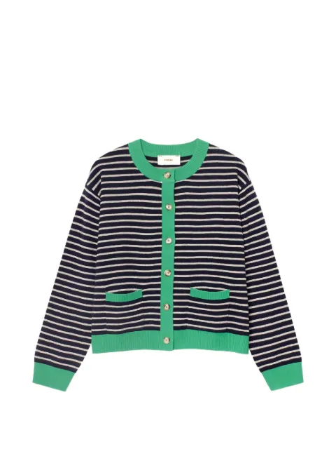 Xirena Lillian striped pocket cardigan Blue X9WSS047
