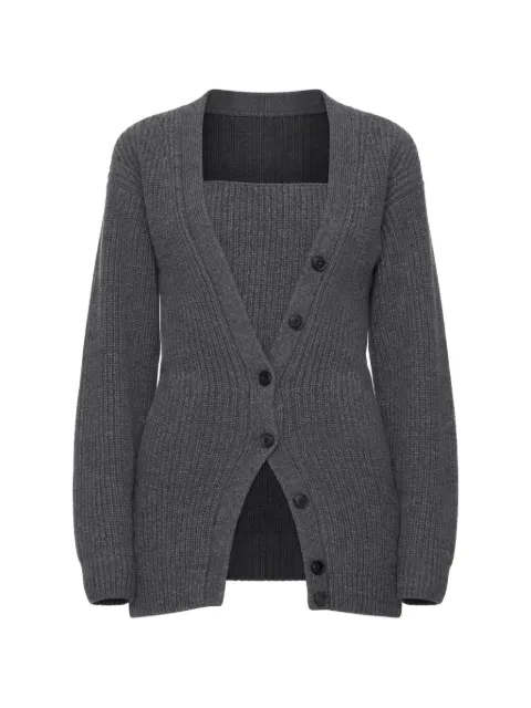 Alexander Wang button square-neck cardigan Grey 1KC4241004LCAGED