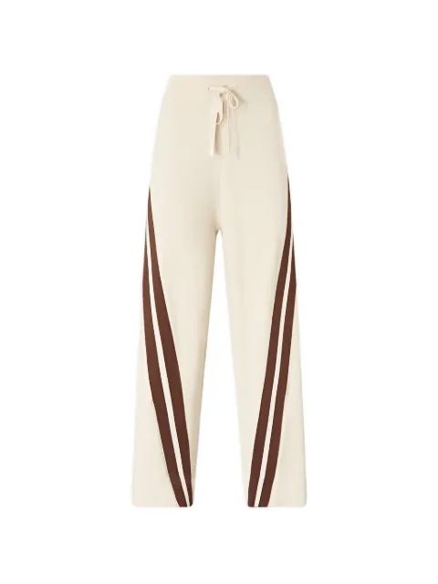 PINKO sporty trousers with bands Neutrals 106335A34D