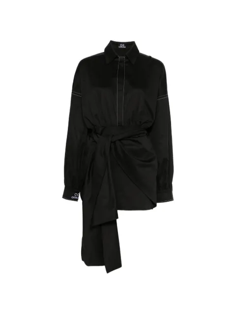 Catalina knot-detail shirt dress Black S26CAT7450NERO