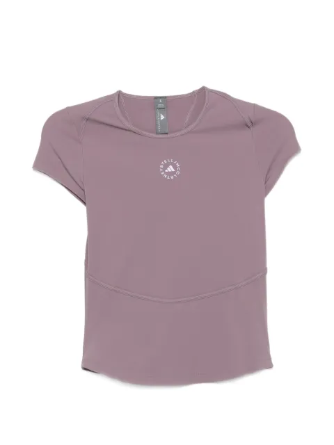 adidas logo T-shirt Purple JY8139