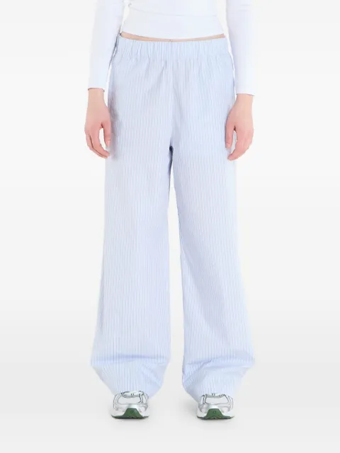 Calvin Klein Jeans striped-pattern pants Blue LV047F627GC1O