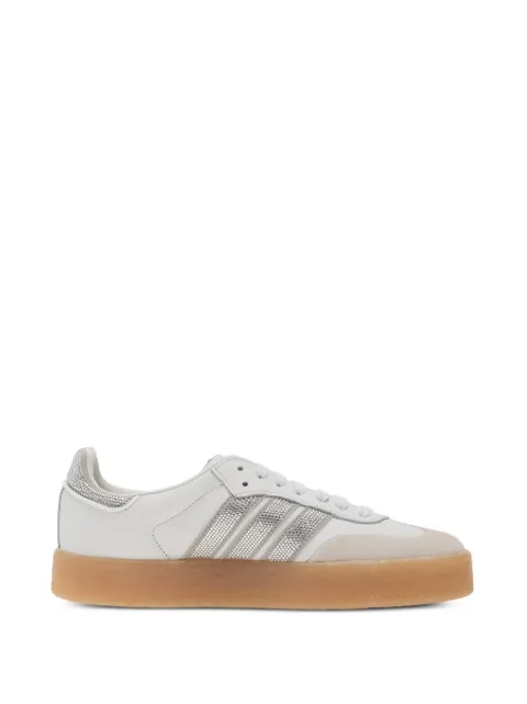 adidas Samba three-stripe platform sneakers White IH4046