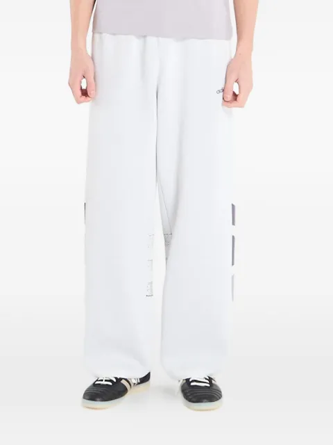 adidas stripe-detail track pants White KC9090