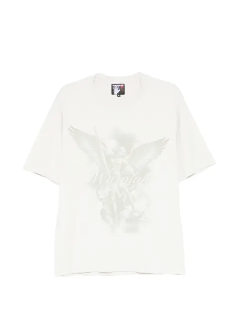 WARMAN graphic-print T-shirt Neutrals WM5073