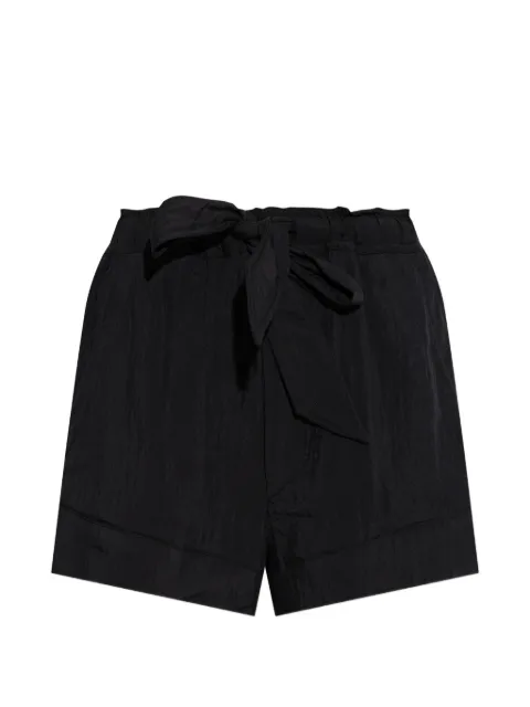 MARANT ÉTOILE tie-detail shorts Black SH0280FAD1G02E
