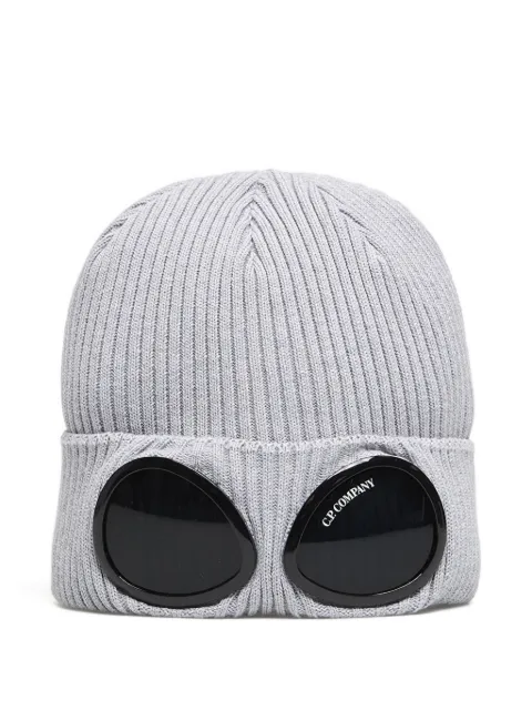 C.P. Company cotton Goggle beanie Grey 20CMAC747A000727AM93
