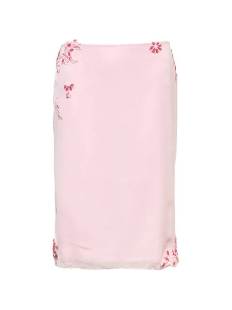 Stolen Stores Belle lace midi skirt Pink 020334188500DUSTYPINK
