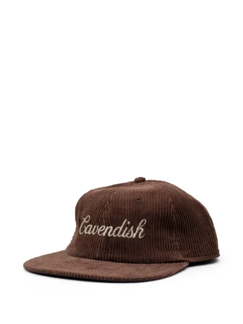 Cavendish corduroy logo cap Brown CV05