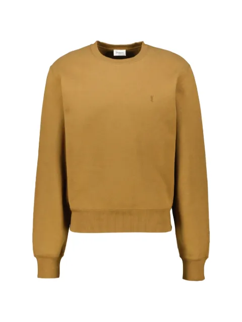 Saint Laurent embroidered sweatshirt Yellow 859817Y36SW
