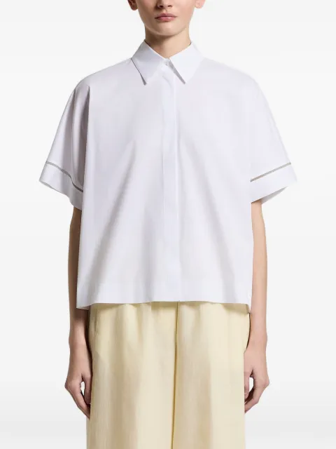 Peserico embellished short-sleeve shirt White S0695208928
