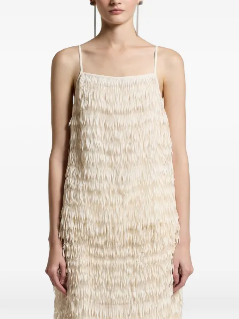 Peserico fringed sleeveless top Neutrals E0822408759
