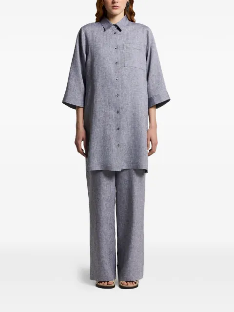 Peserico linen shirt Blue S0649702600