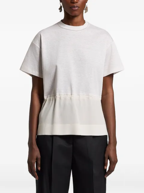 Peserico drawstring T-shirt Neutrals S06434J03036A