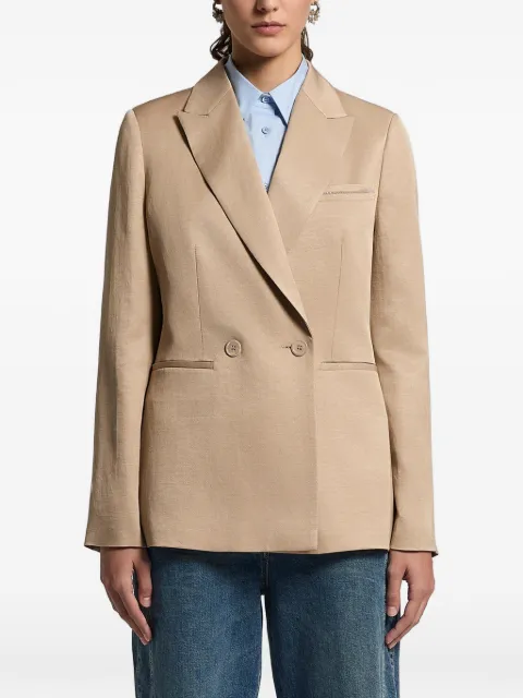 Peserico twill blazer Neutrals A01214D01926