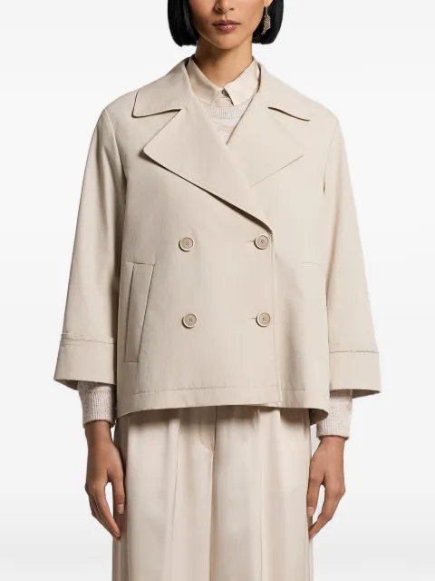Peserico double-breasted jacket Neutrals A2511303184