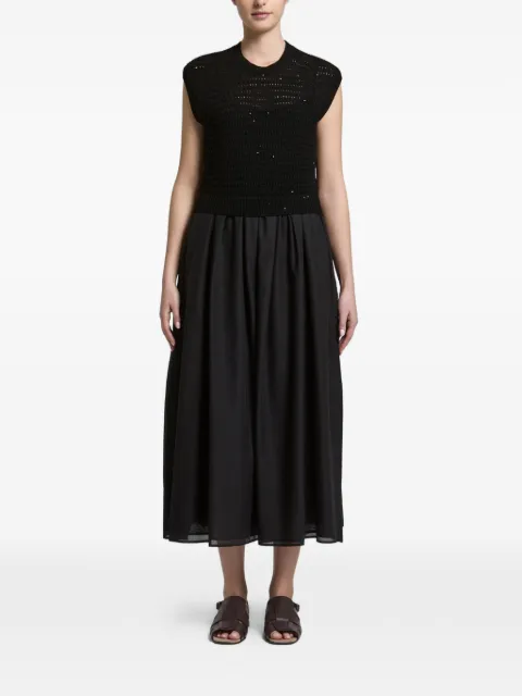 Peserico sequin-embellished midi dress Black S82143F059110N