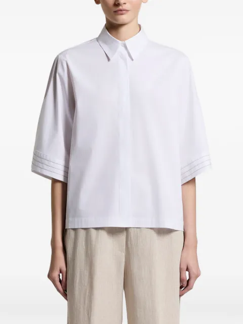 Peserico stitching short-sleeve shirt White S0650908928