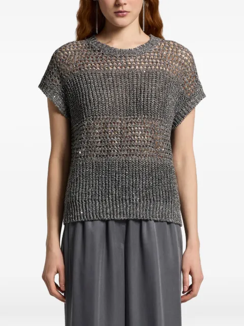 Peserico openwork knitwear Grey S98213F0309322