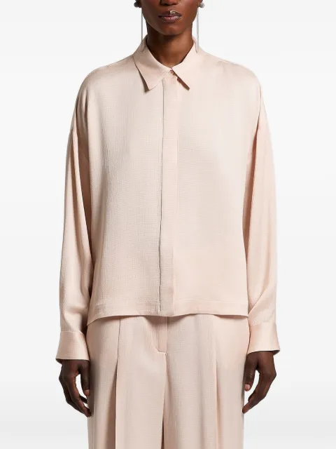 Peserico collared long-sleeve shirt Pink A0640201943