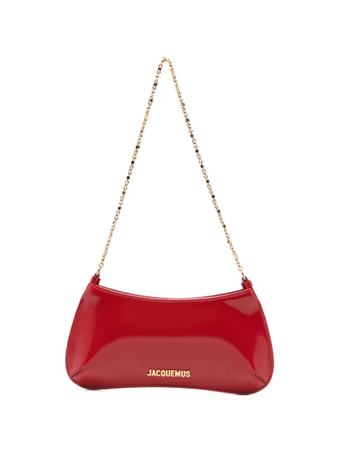 Jacquemus The small Bisou Chaine shoulder bag Red BAW00404AC18A01