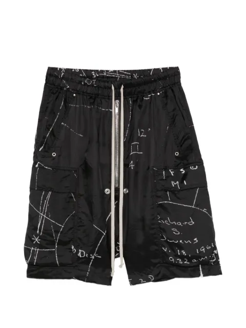 Rick Owens tapered short Black RU01F2360KP1