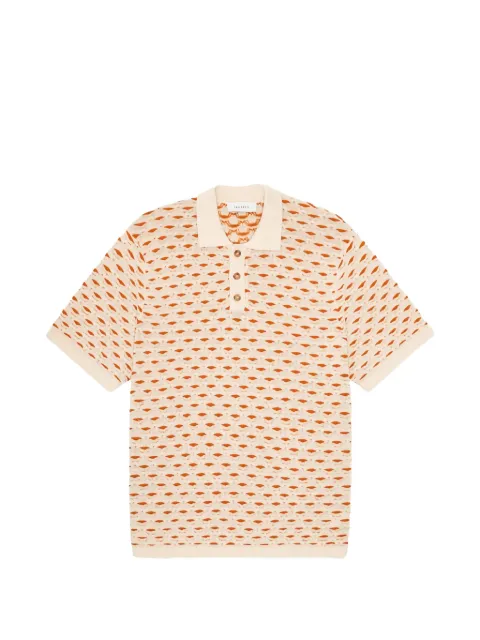 Les Deux Esmay openwork polo shirt Neutrals 1001306