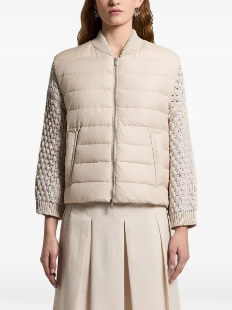 Peserico quilted gilet Neutrals A03457F056957G