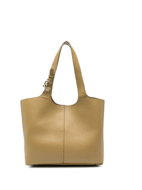 Coccinelle large C-Easy leather shoulder bag Green E1SHA110101