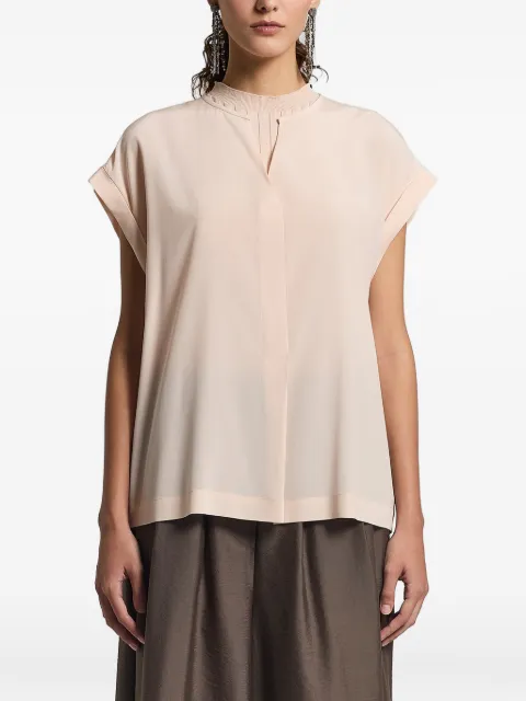 Peserico round-neck top Pink A0688907325