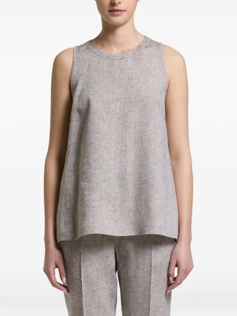 Peserico cut-out tie-fastening top Neutrals S0820102600