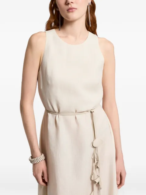 Peserico Aurea sleeveless dress Neutrals E0238802600