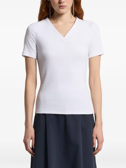 Peserico V-neck T-shirt White S06939J05669E