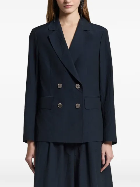 Peserico double-breasted blazer Blue S0122702792