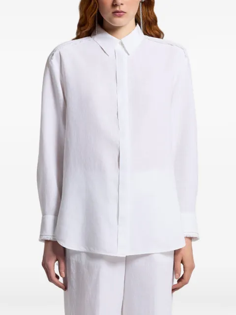 Peserico fringed shirt White M06015T001617