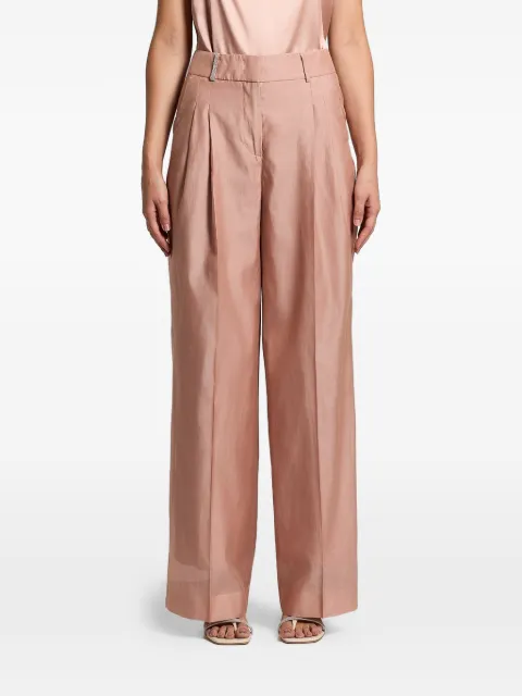 Peserico pleated trousers Pink E0445208372